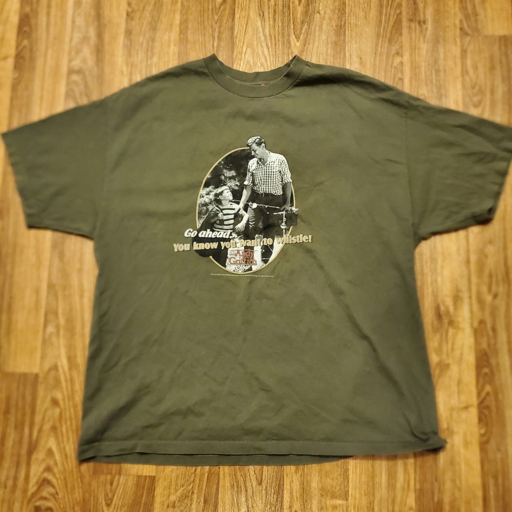 The Andy Griffith Show Shirt Adult XL Olive Green TV‎ Series 2009